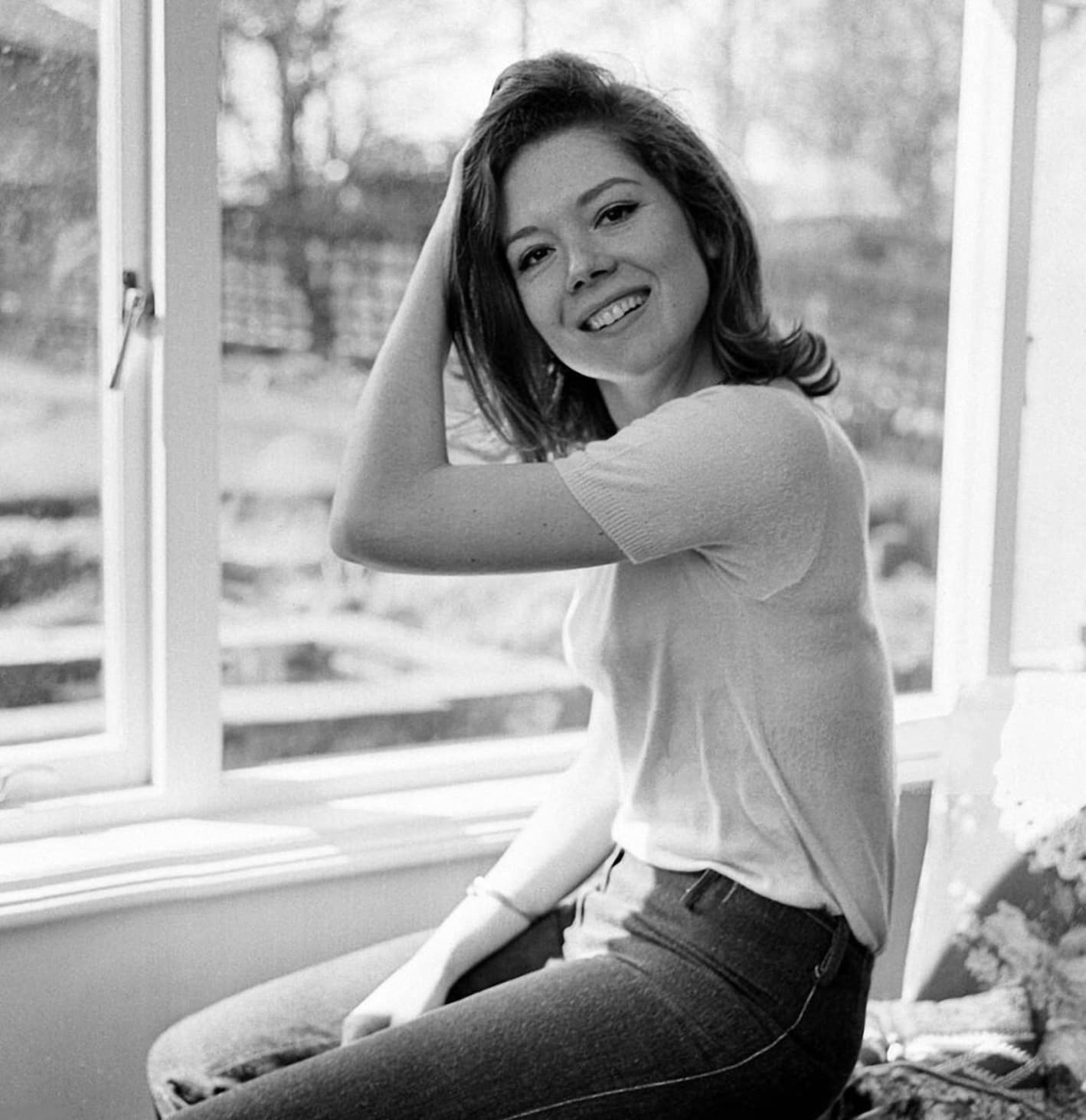 “‘On Her Majesty's Secret Service’ star, Diana Rigg, soon to take on the role of Emma Peel in The Avengers, 1965.”